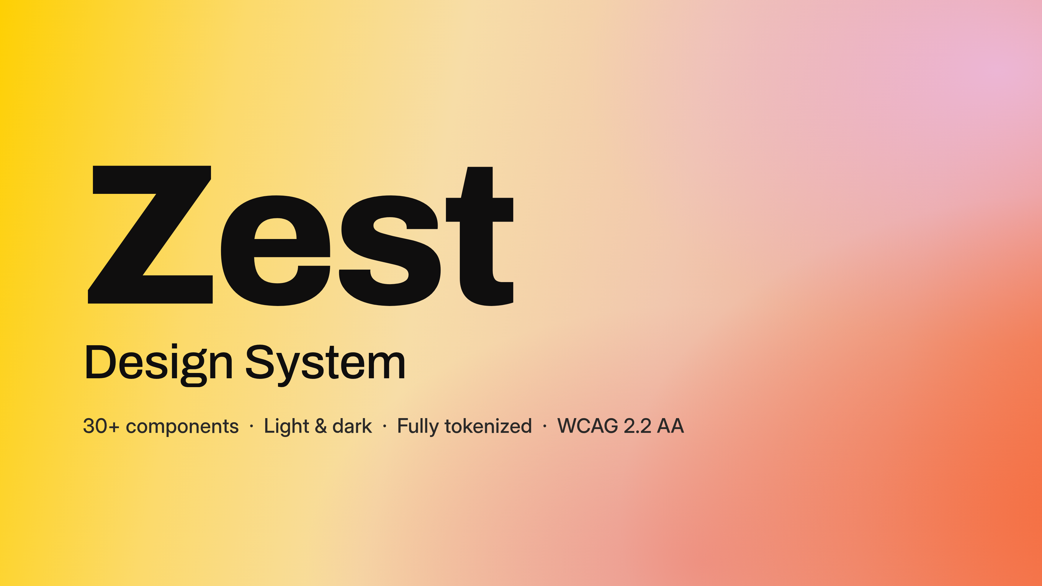 Zest Design System
